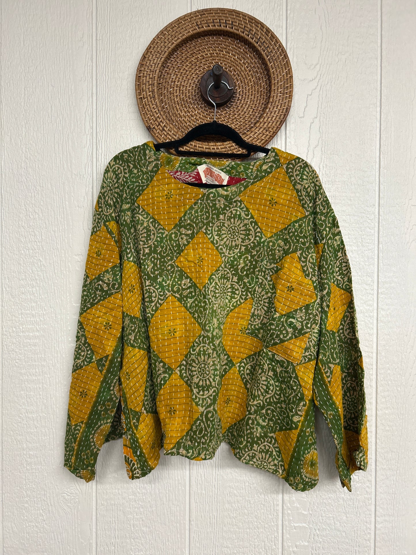 Pareo Kantha Wanderer Pocket Crop Top 0226 195