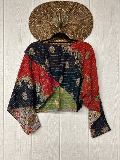 Pareo Kantha In Bloom Cropped Pullover 0326 216