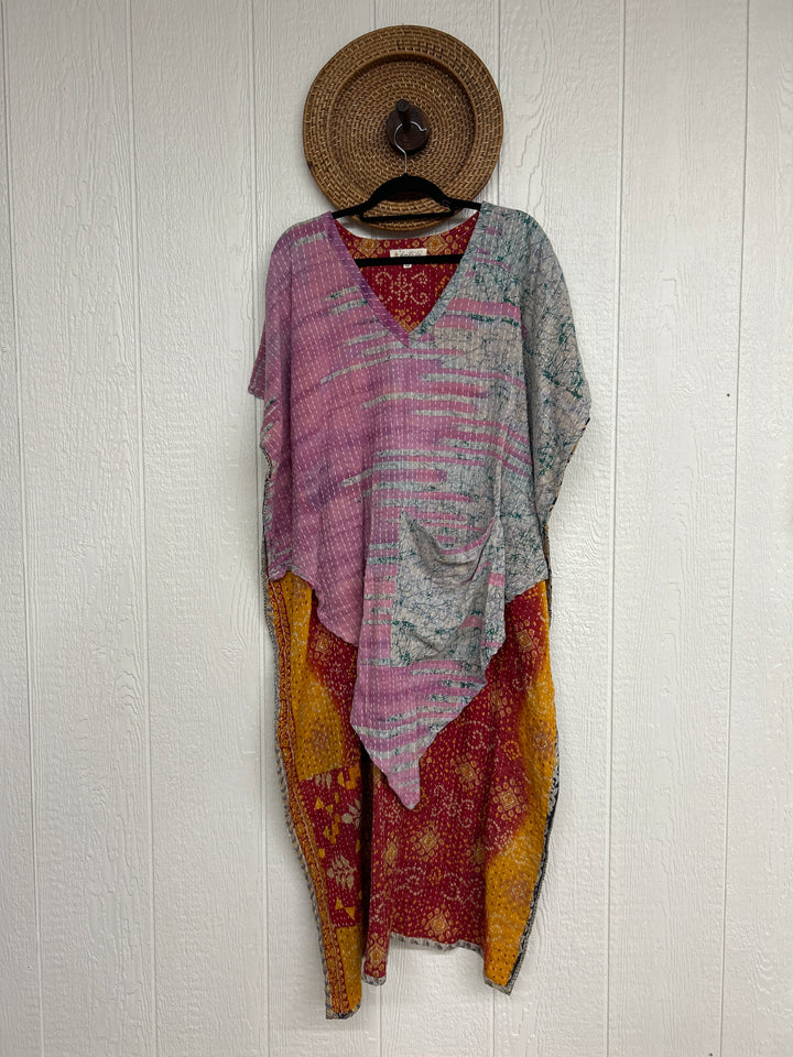 Kantha Surrender Hi Lo Poncho 1024 041