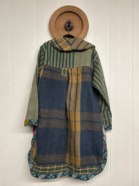 Fine Kantha Drifter Coat 1026 033