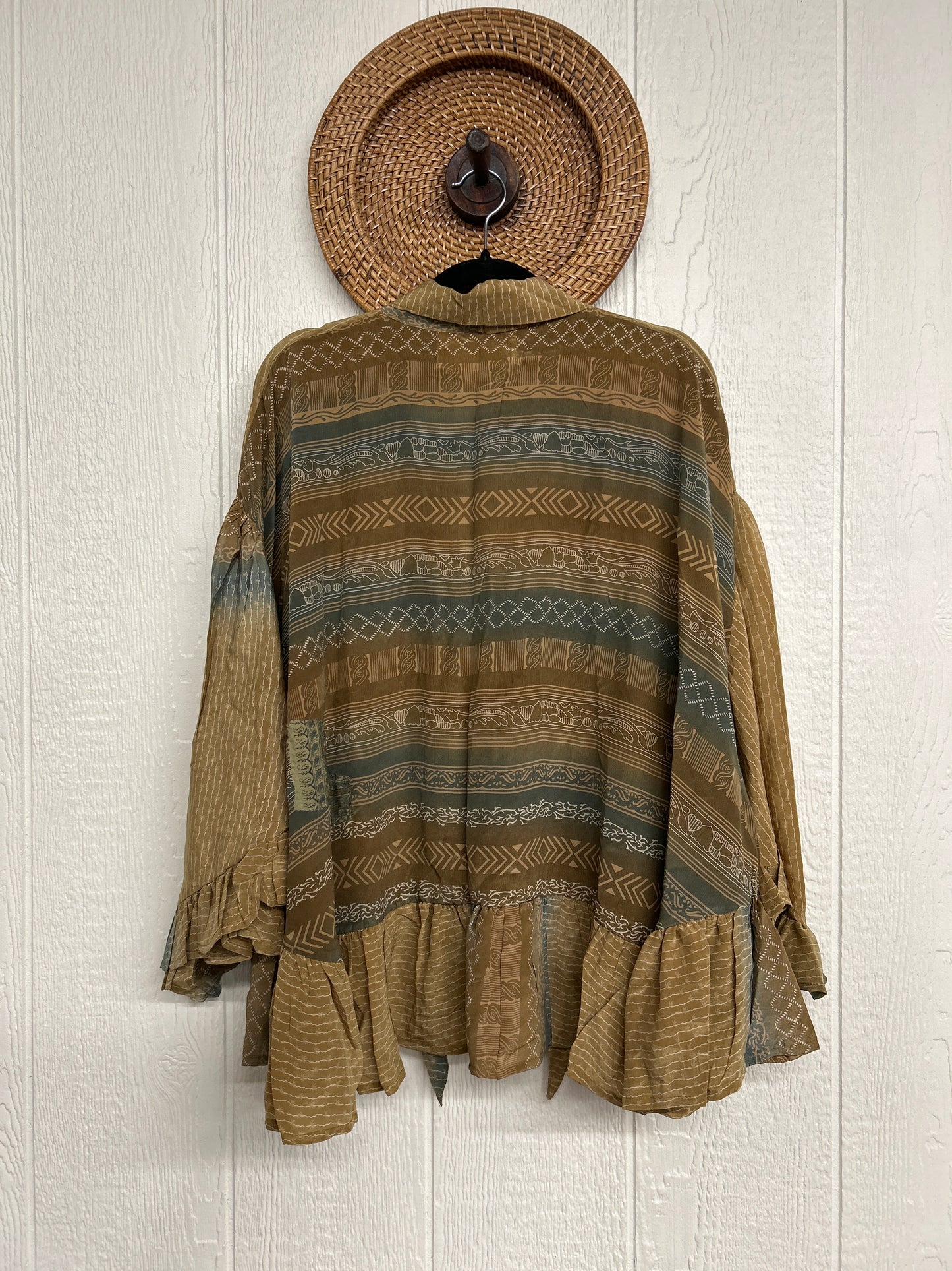 Crepe Sari Wild Rose Top 1225 113