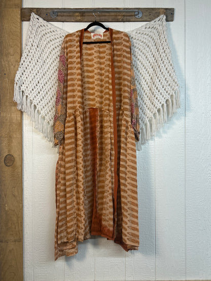 Crepe Sari Evermore Kimono 0326 124