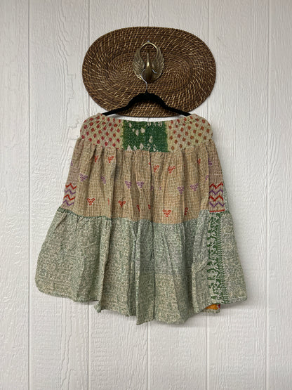 Pareo Kantha Meadow Skirt 0826 062