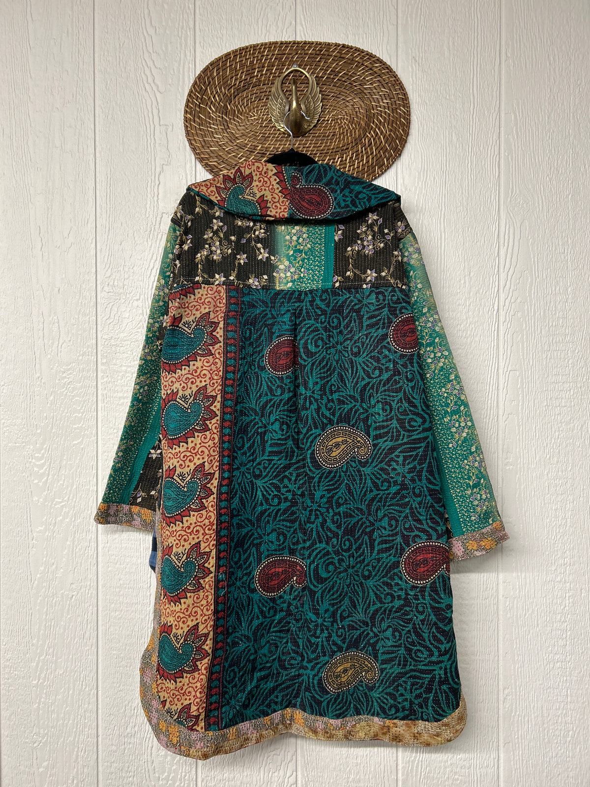 Fine Kantha Drifter Coat 1026 090