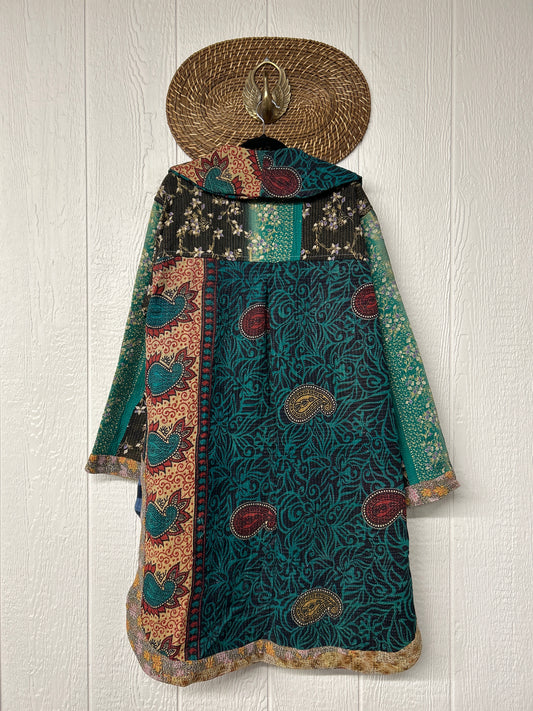 Fine Kantha Drifter Coat 1026 090