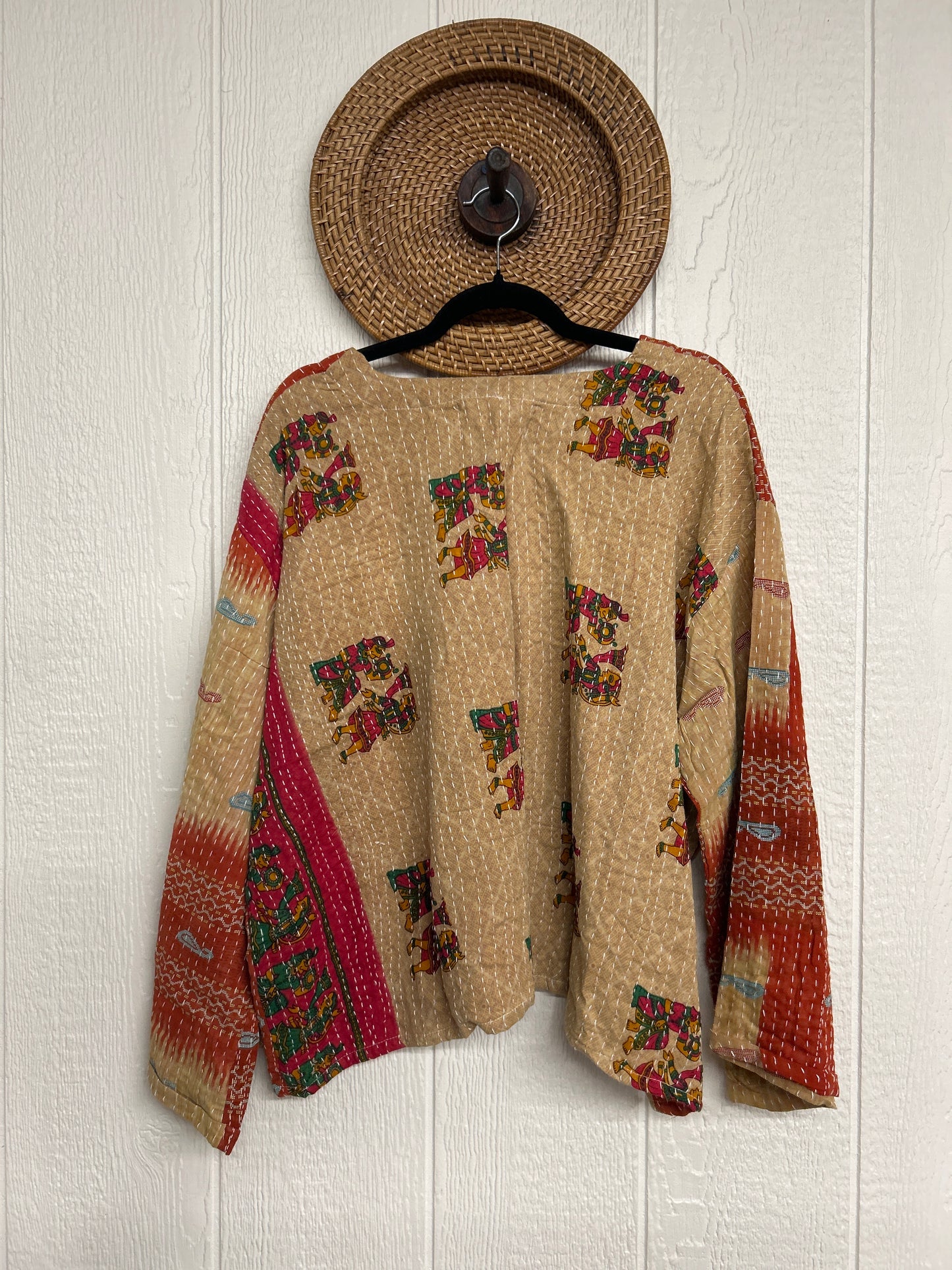 Pareo Kantha Wanderer Pocket Crop Top 0226 096