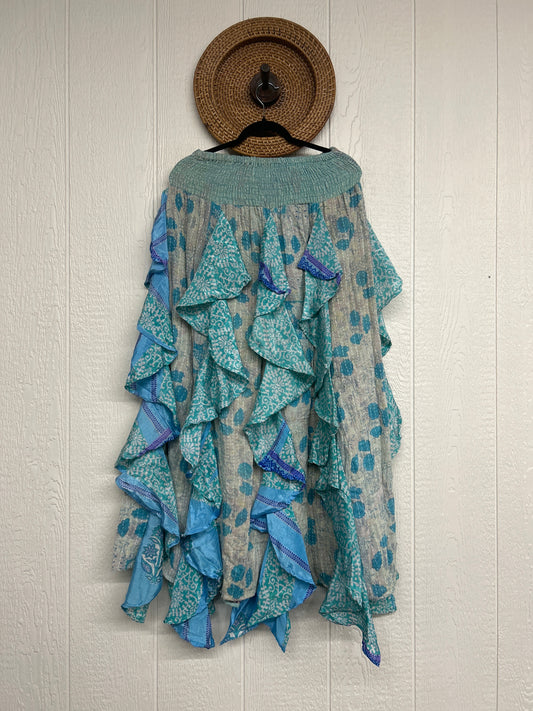 Pareo Kantha Willow Maxi Skirt 0826 022