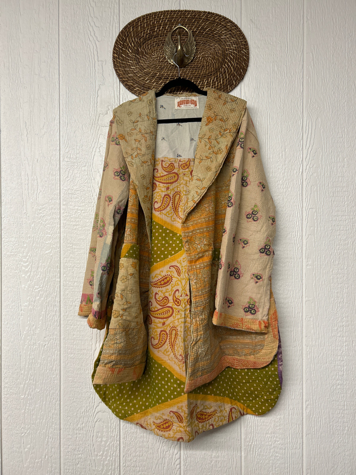 Fine Kantha Drifter Coat 1026 184