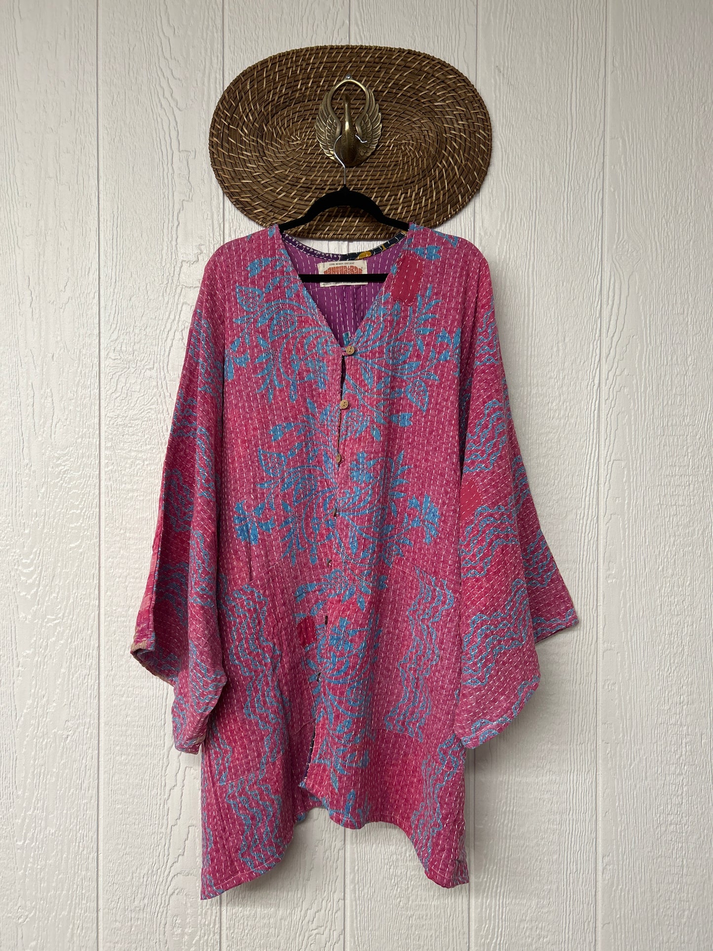 Pareo Kantha Gaia Button-Down Kimono 0126 267