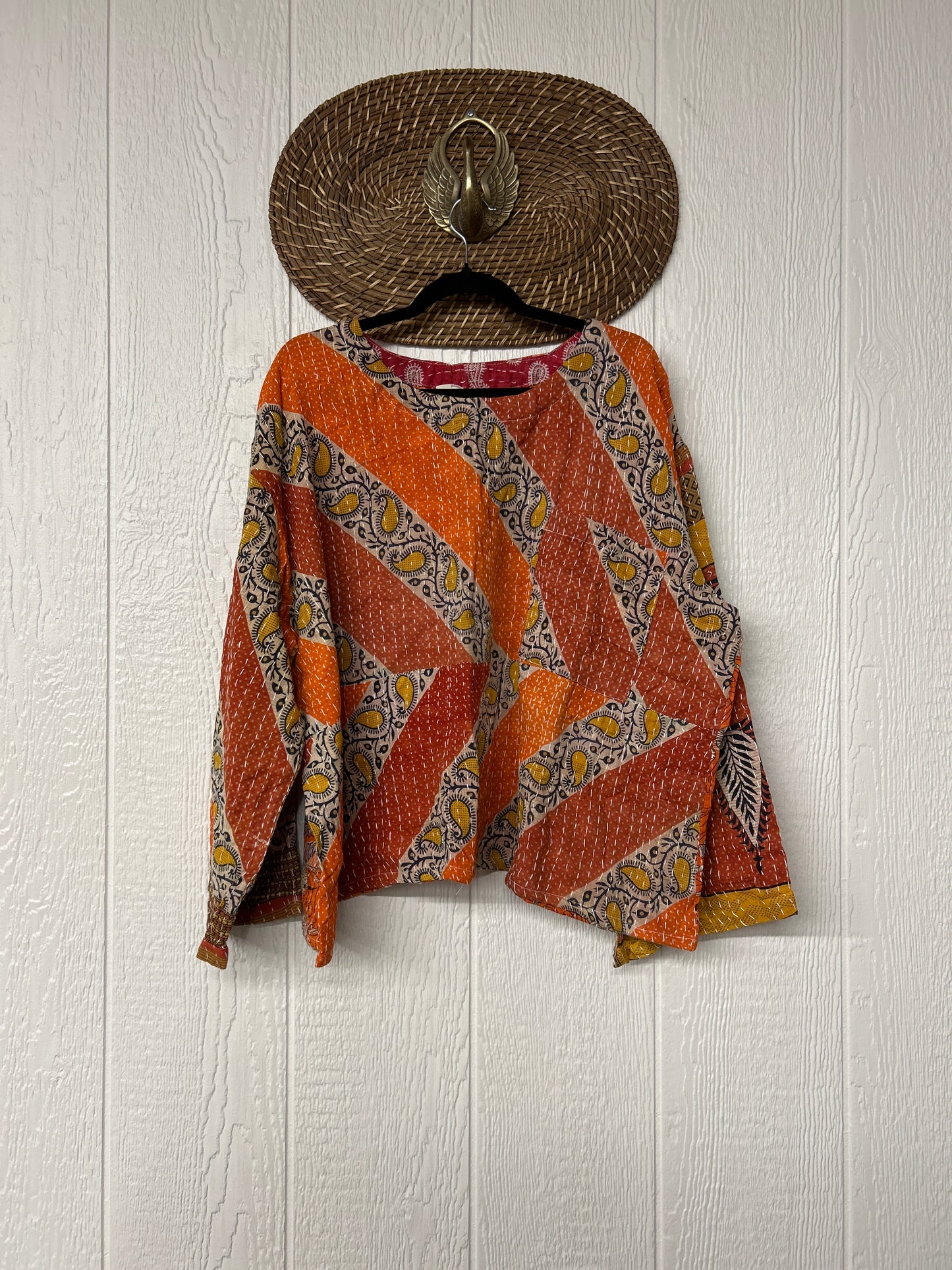 Pareo Kantha Wanderer Pocket Crop Top 0226 216