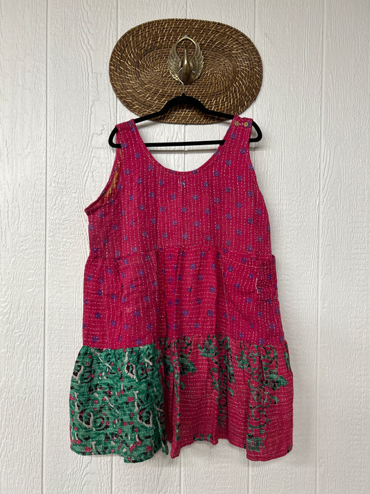 Kantha Meadow Mini Dress 0625 232