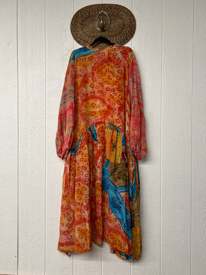 Crepe Sari Evermore Kimono 1026 092