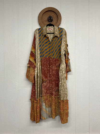 Crepe Sari Rhiannon Duster Dress 0226 205