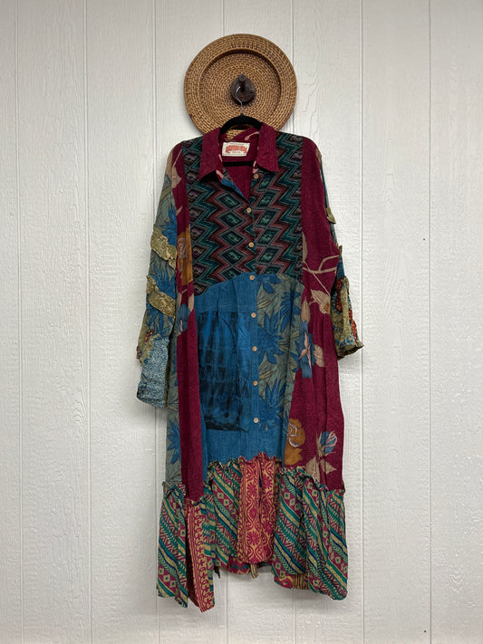 Crepe Sari Rhiannon Duster Dress 0226 264