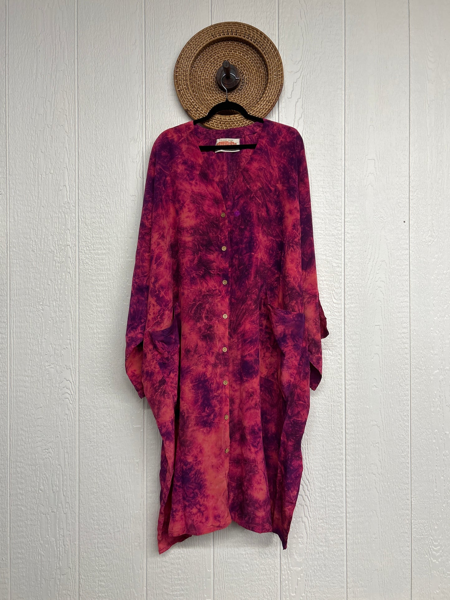 RETAIL Crepe Sari Gaia Duster Dress 0426 092