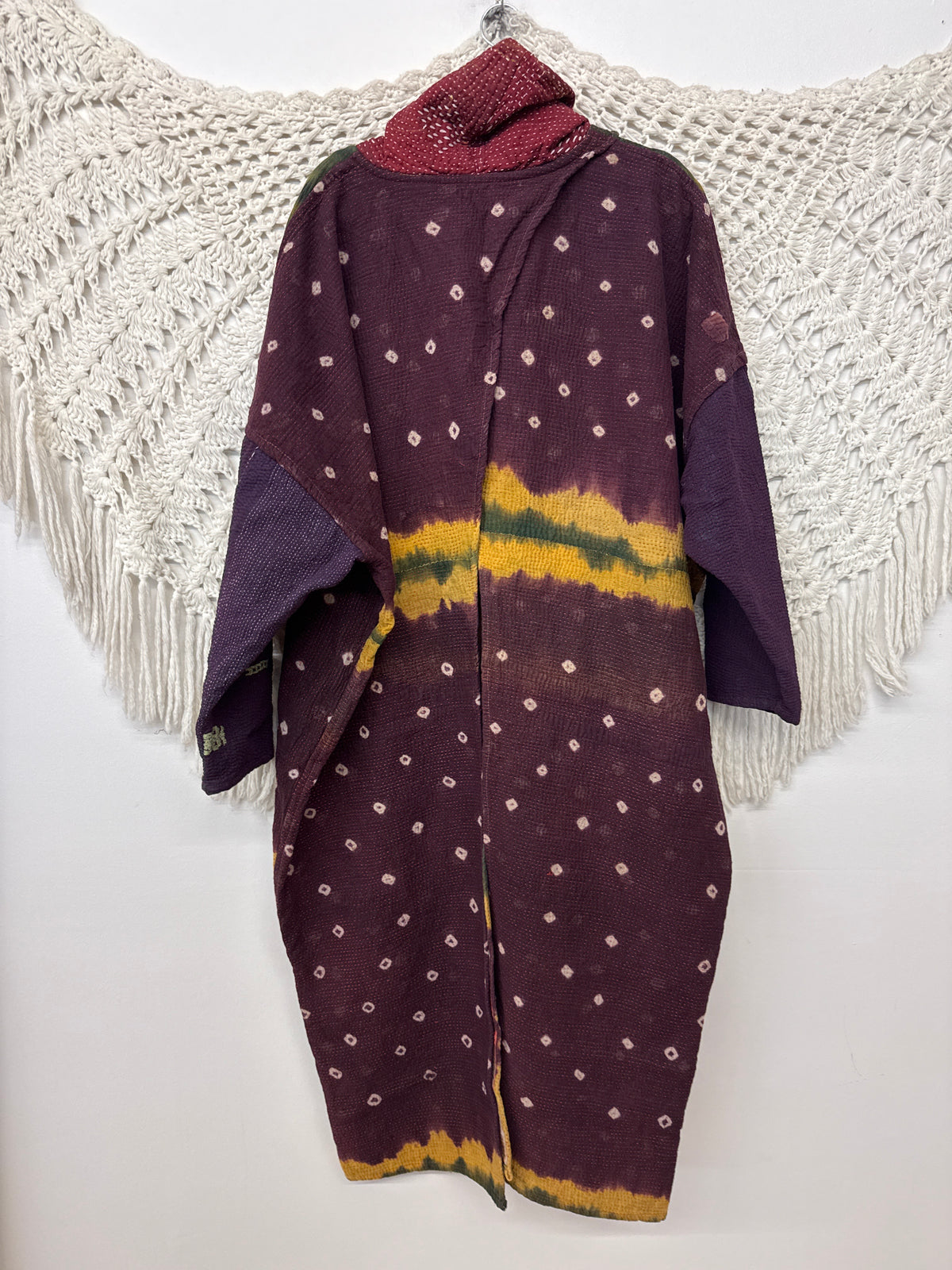 Fine Kantha Cowl Split Pullover L0926 001