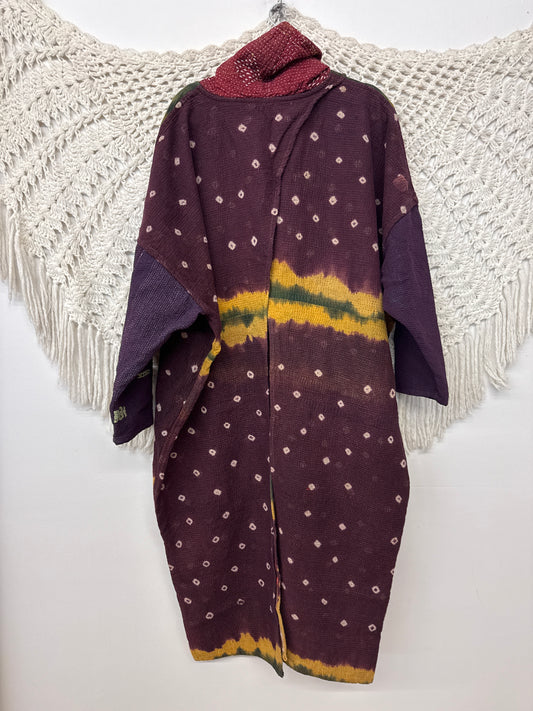 Fine Kantha Cowl Split Pullover L0926 001