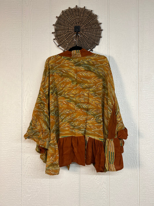 Crepe Sari Wild Rose Top 1026 049