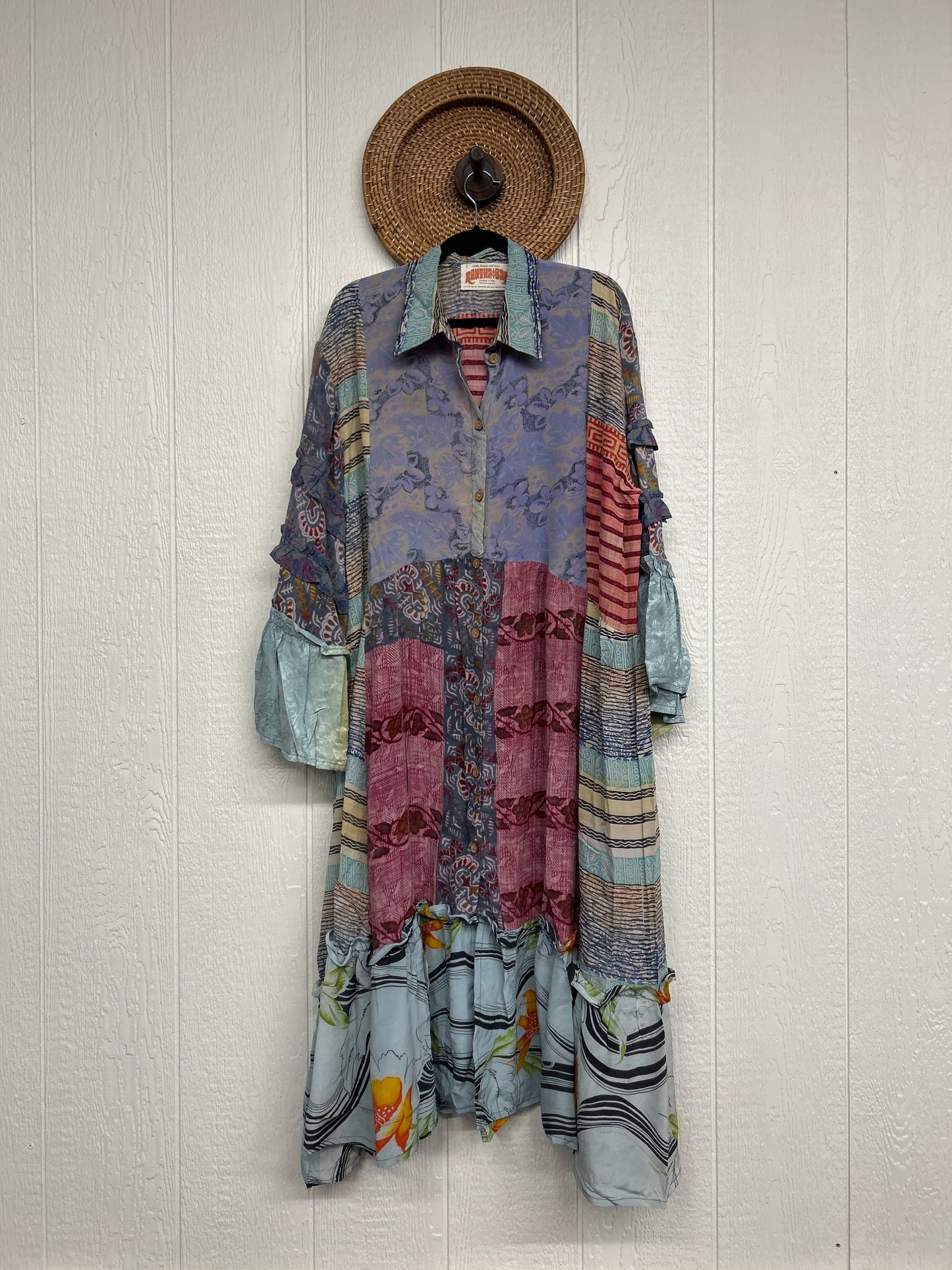 Crepe Sari Rhiannon Duster Dress 0226 218