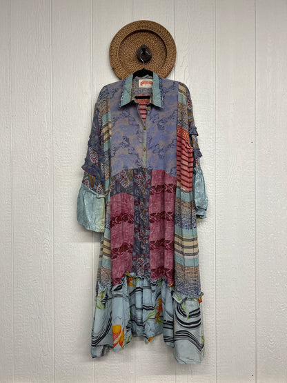 Crepe Sari Rhiannon Duster Dress 0226 218