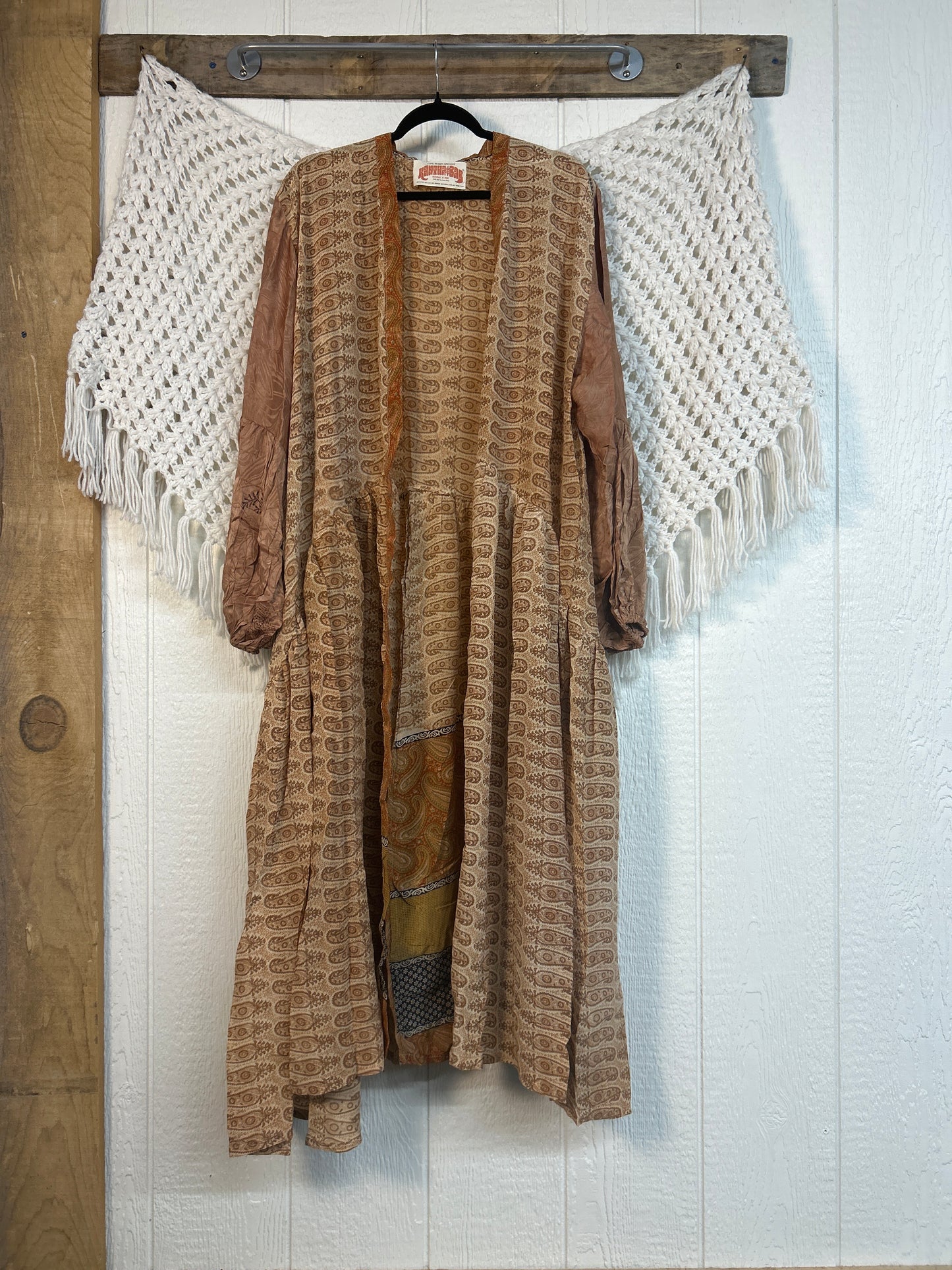 Crepe Sari Evermore Kimono 0326 015