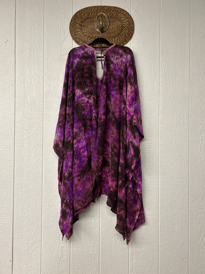 Crepe Sari Orchid Kimono 0626 030