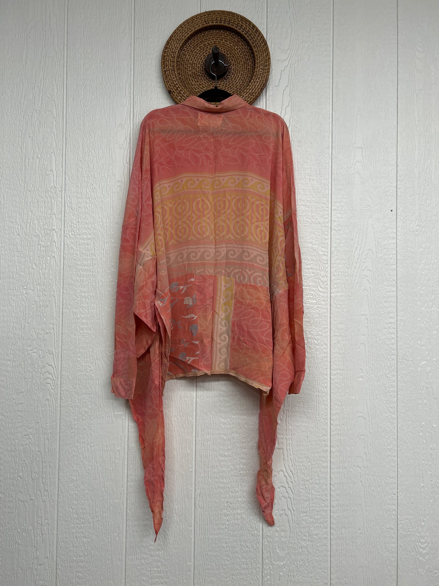 Crepe Sari Nirvana Button Down 1125 233