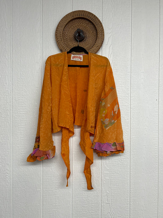 Crepe Sari Zeppelin Crop Shrug 0426 212