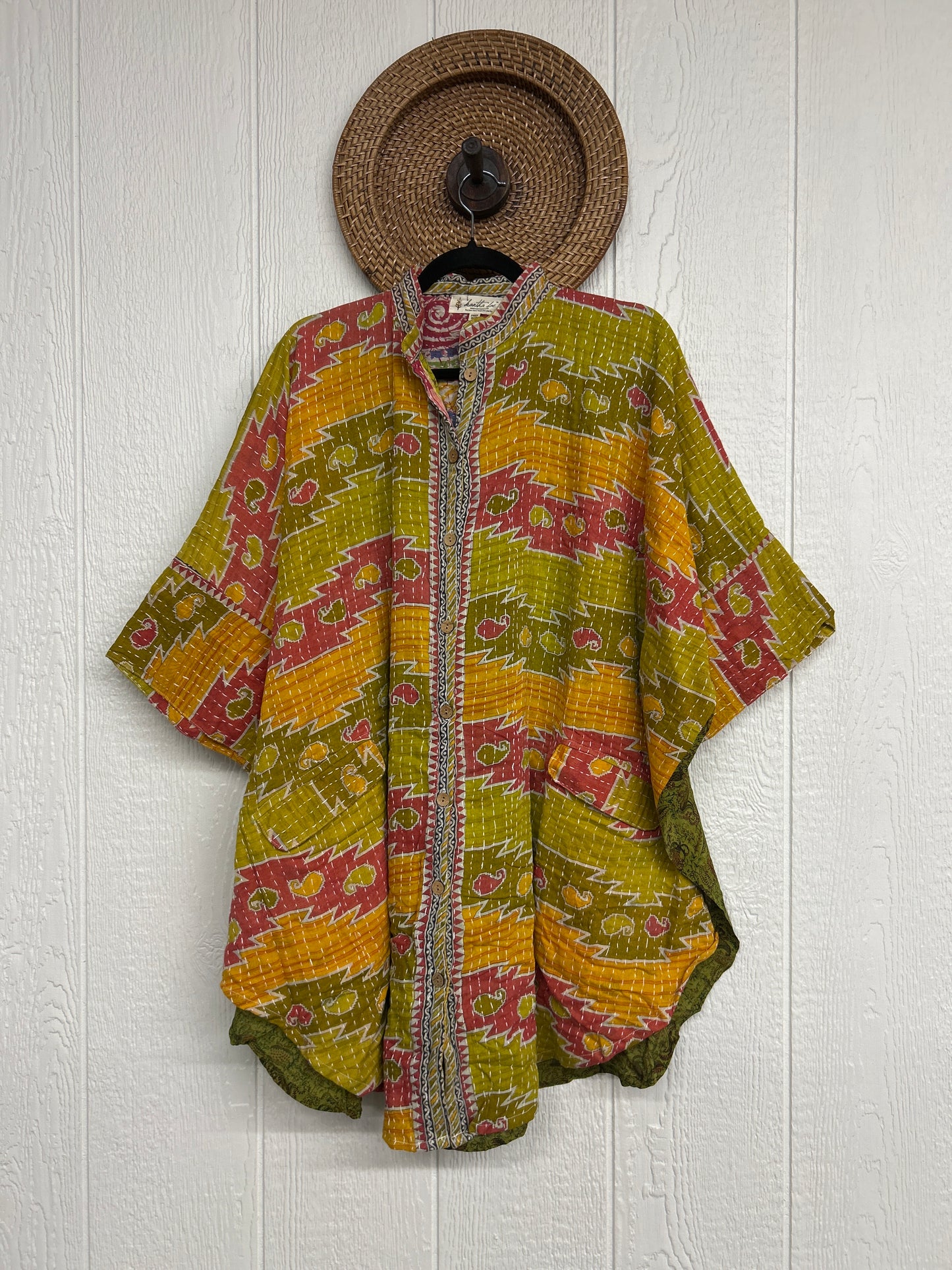 Pareo Kantha Free To Be Button-Down 0426 132