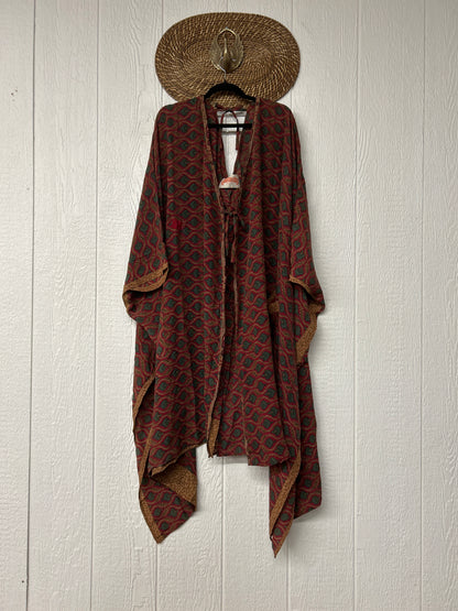 Crepe Sari Orchid Kimono 0626 116