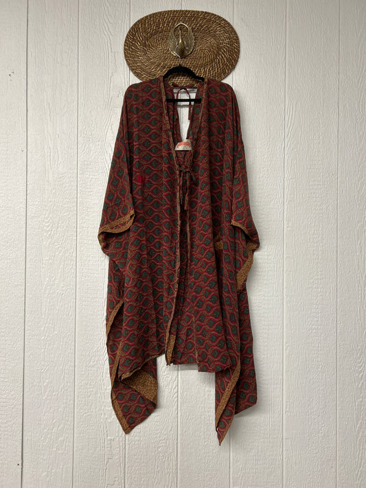 Crepe Sari Orchid Kimono 0626 116