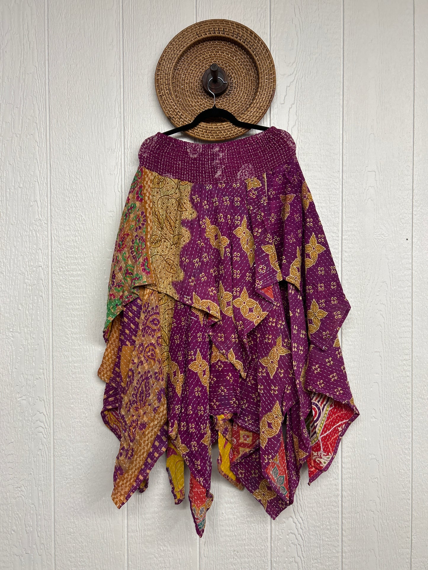 Pareo Kantha Pixie Skirt 0426 110