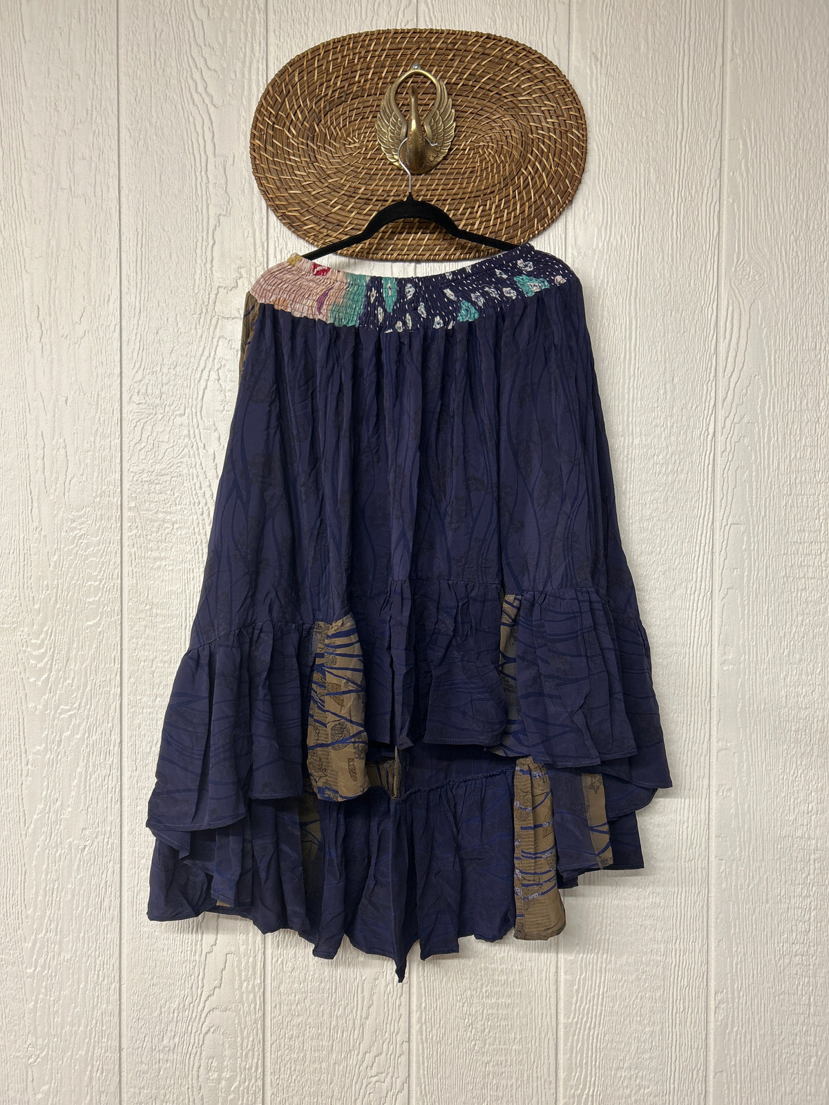 Crepe Sari Dahlia Skirt 1026 104