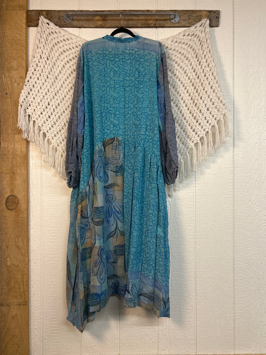 Crepe Sari Evermore Kimono 0326 092