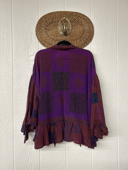 Crepe Sari Wild Rose Top 1225 150