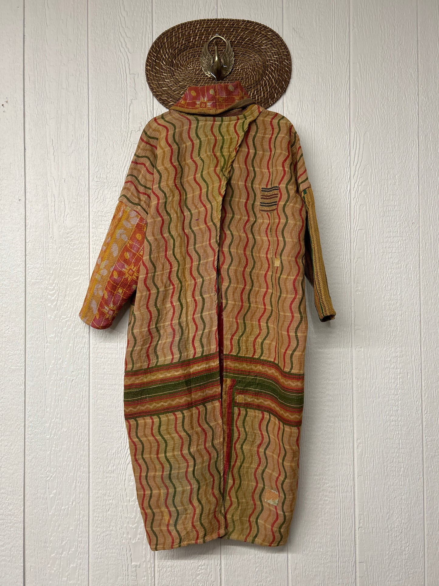 Fine Kantha Cowl Split Pullover 1225 087