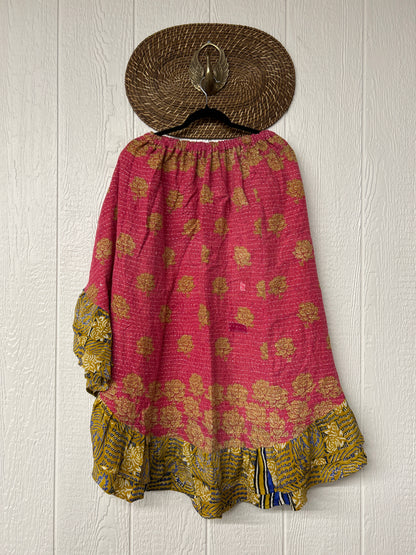 Pareo Kantha Wild Rose Skirt 0426 090