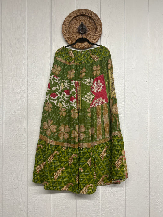 Pareo Kantha Lotus Maxi Skirt 0826 073