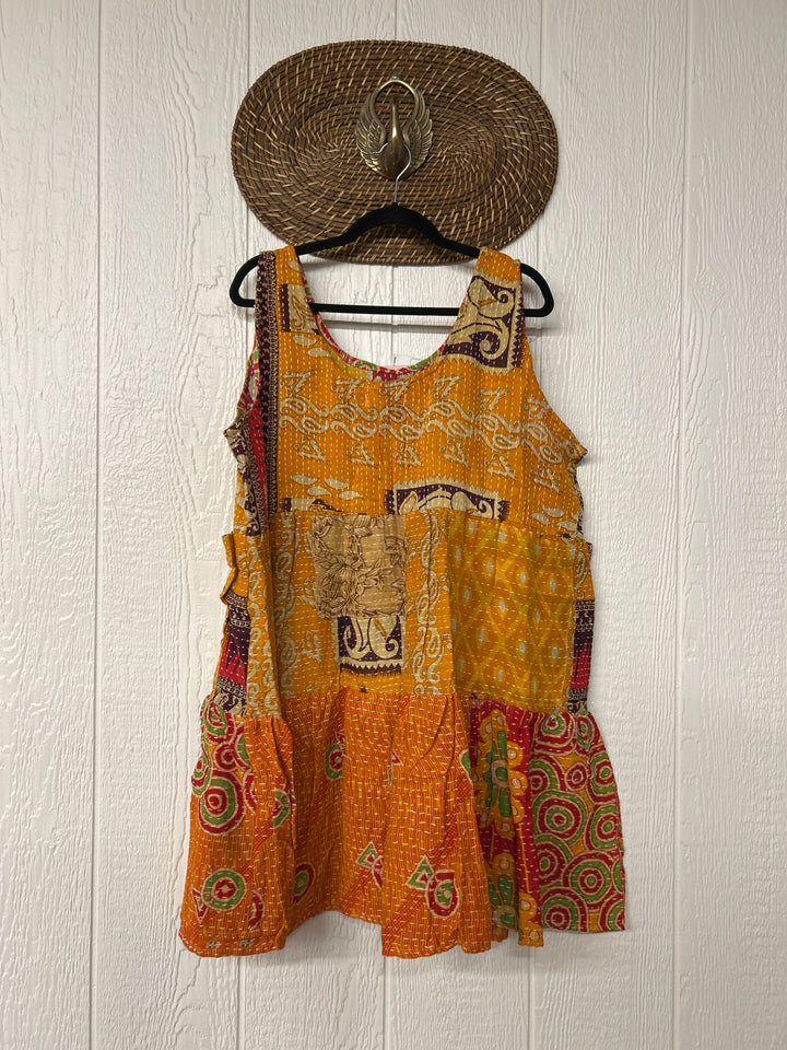 Kantha Meadow Mini Dress 0625 220