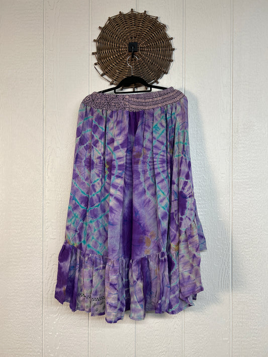 Crepe Sari Dahlia Skirt 1026 169