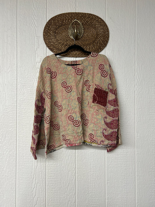 Pareo Kantha Wanderer Pocket Crop Top 0226 142