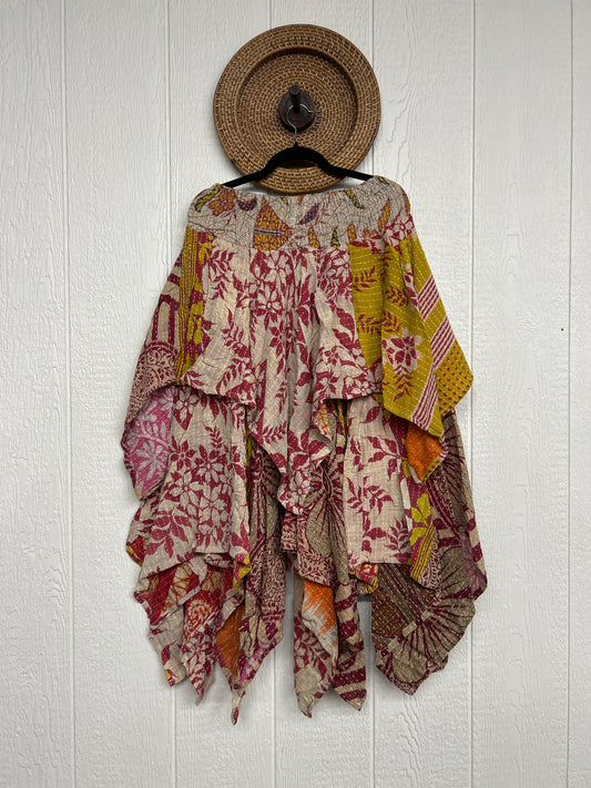 Pareo Kantha Pixie Skirt 0426 027