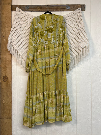 Rasgulla Sari Luminous Maxi Dress 0226 270