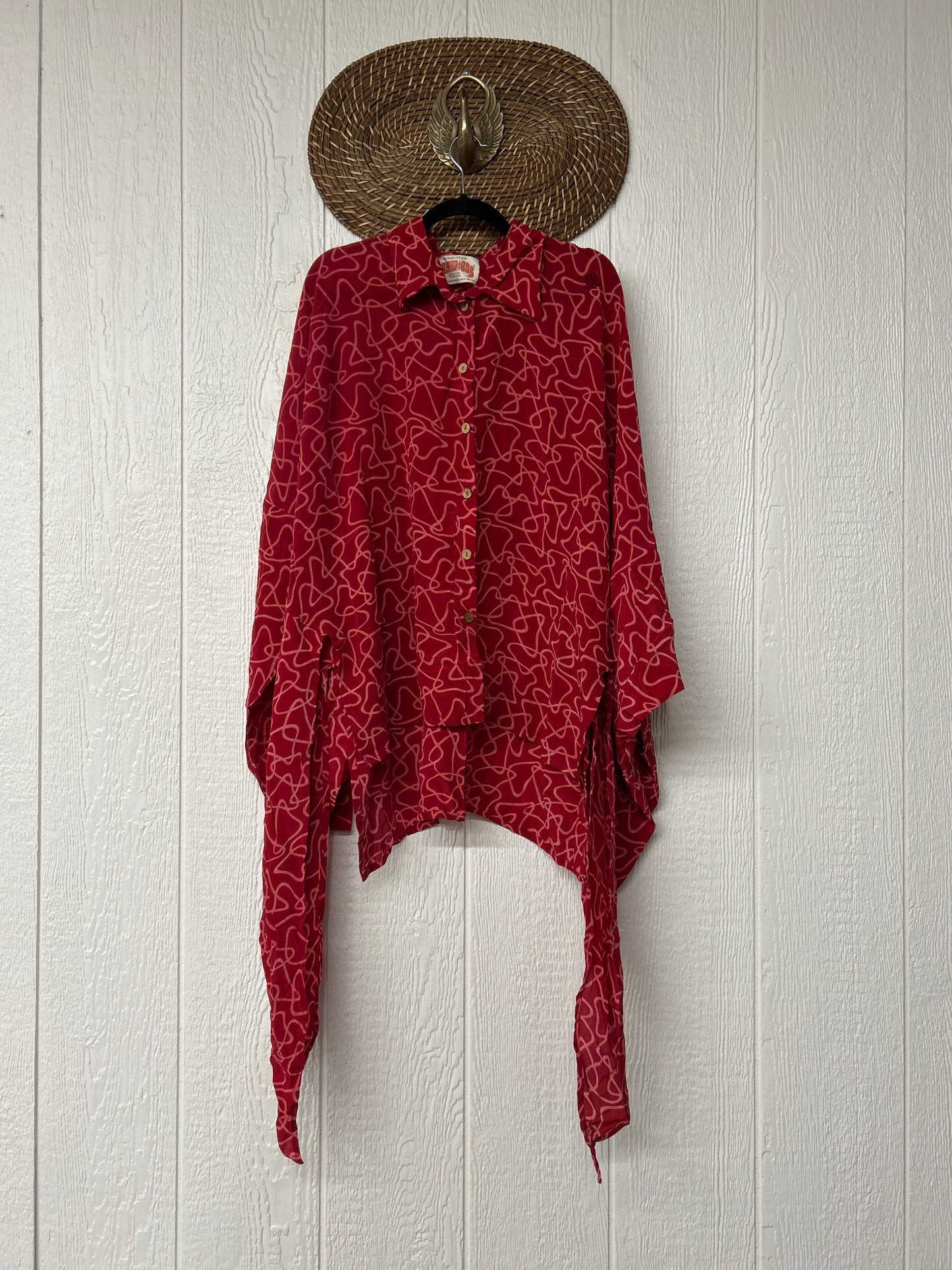 Crepe Sari Nirvana Button Down 1125 070