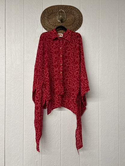 Crepe Sari Nirvana Button Down 1125 070