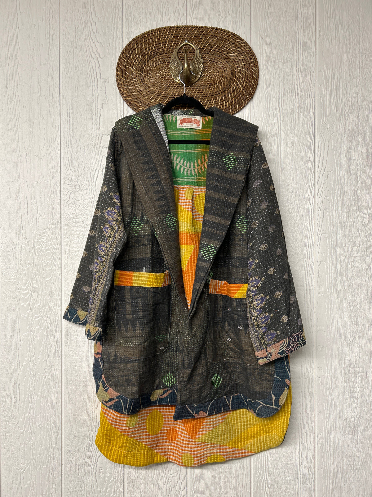 RETAIL Fine Kantha Drifter Coat 1026 116