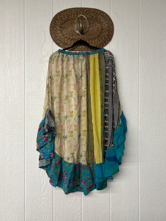 Crepe Wild Rose Skirt 1025 019