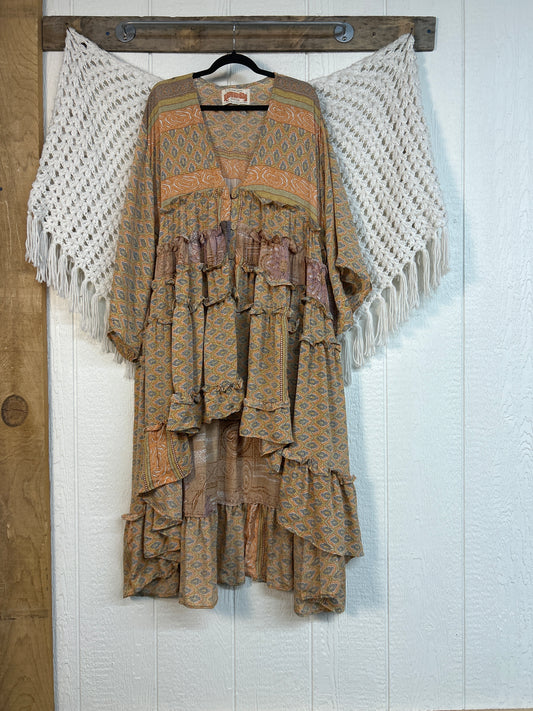 Rasgulla Sari Rhiannon Kimono 0826 108
