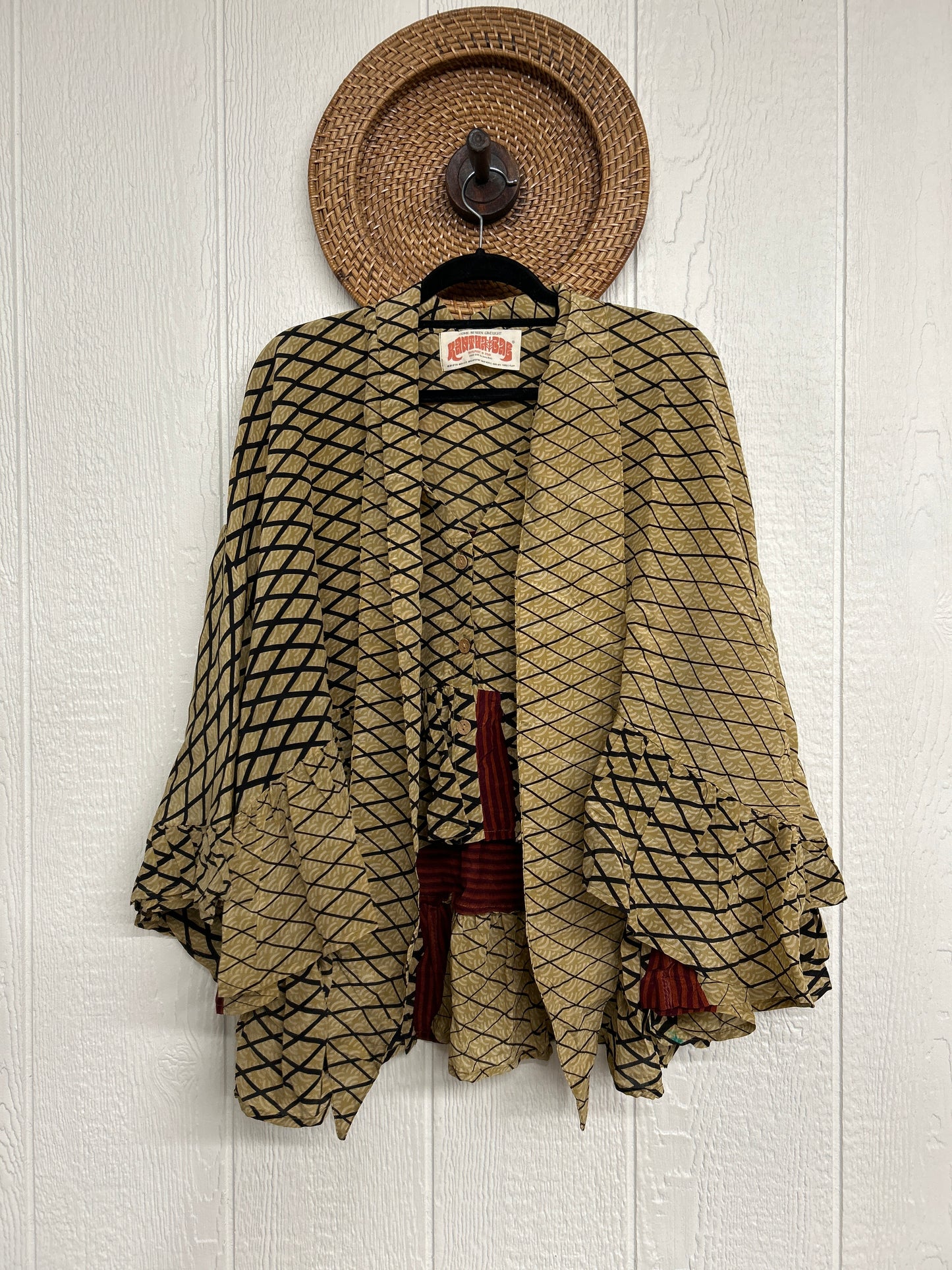 Crepe Sari Wild Rose Top 1225 138