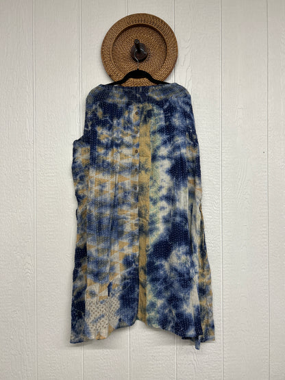 Aura Edit Pareo Kantha Butterfly Cargo Skirt 0726 015